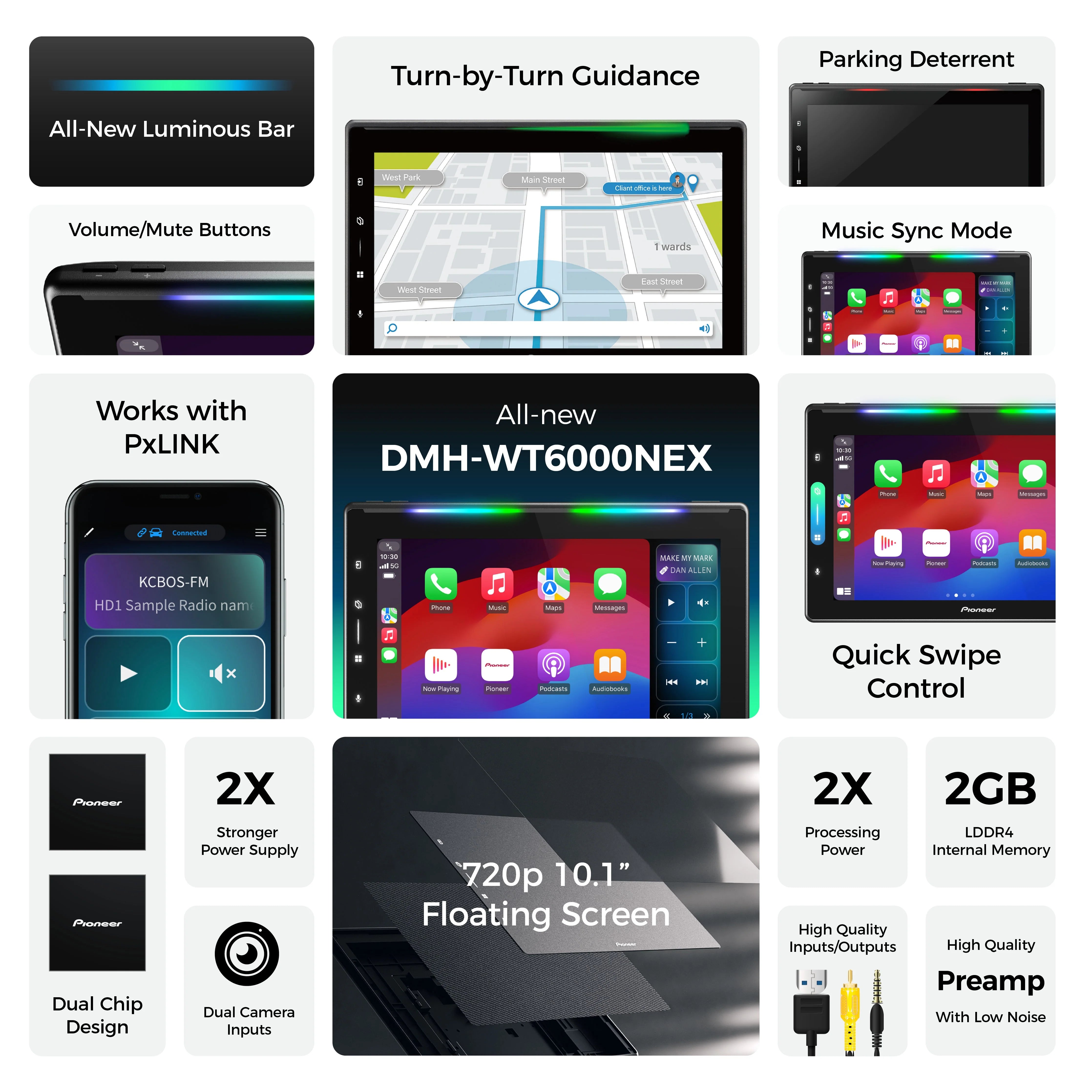 Pioneer DMH-WT6000NEX-Pioneer-San Diego Car Stereo