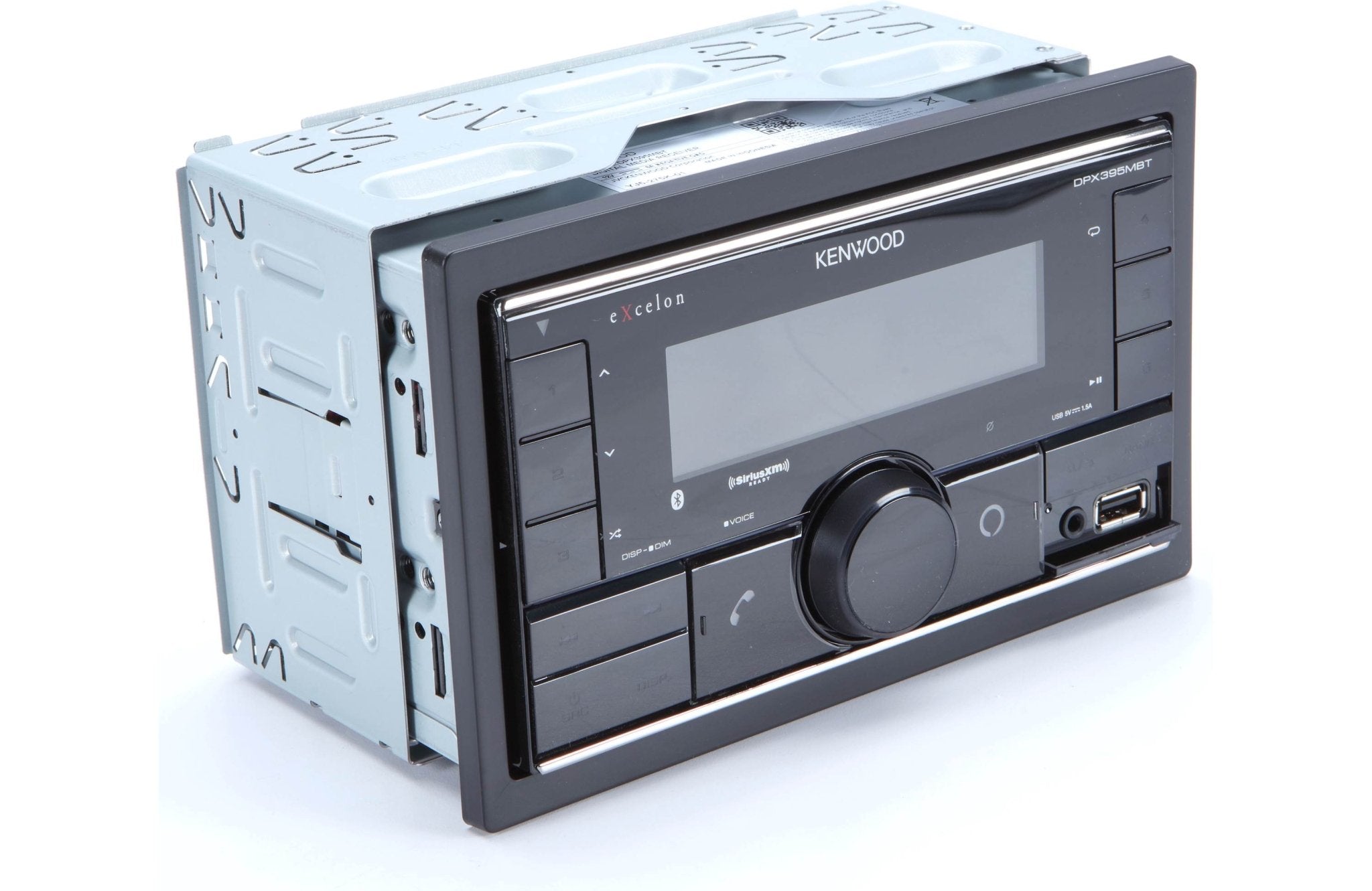 Kenwood DPX395MBT Double DIN in - Dash Digital Media Receiver with Bluetooth (Does not Play CDs) | Mechless Car Stereo Receiver | Amazon Alexa Ready - Black - Elite Custom Sound
