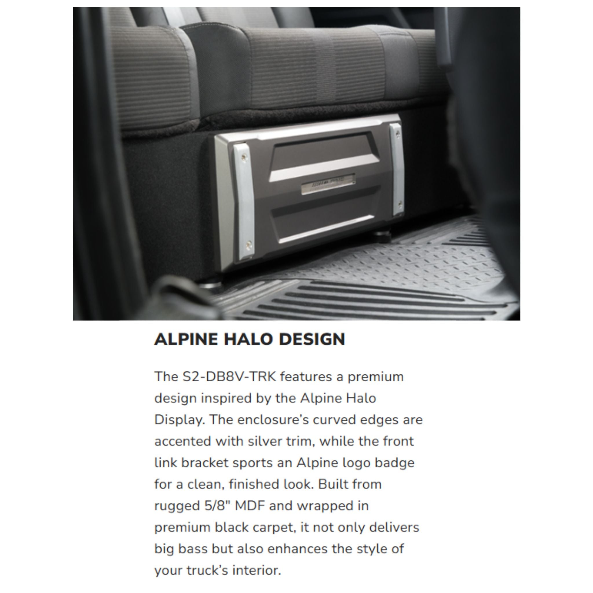 Alpine S2-DB8V-TRK-Alpine-San Diego Car Stereo
