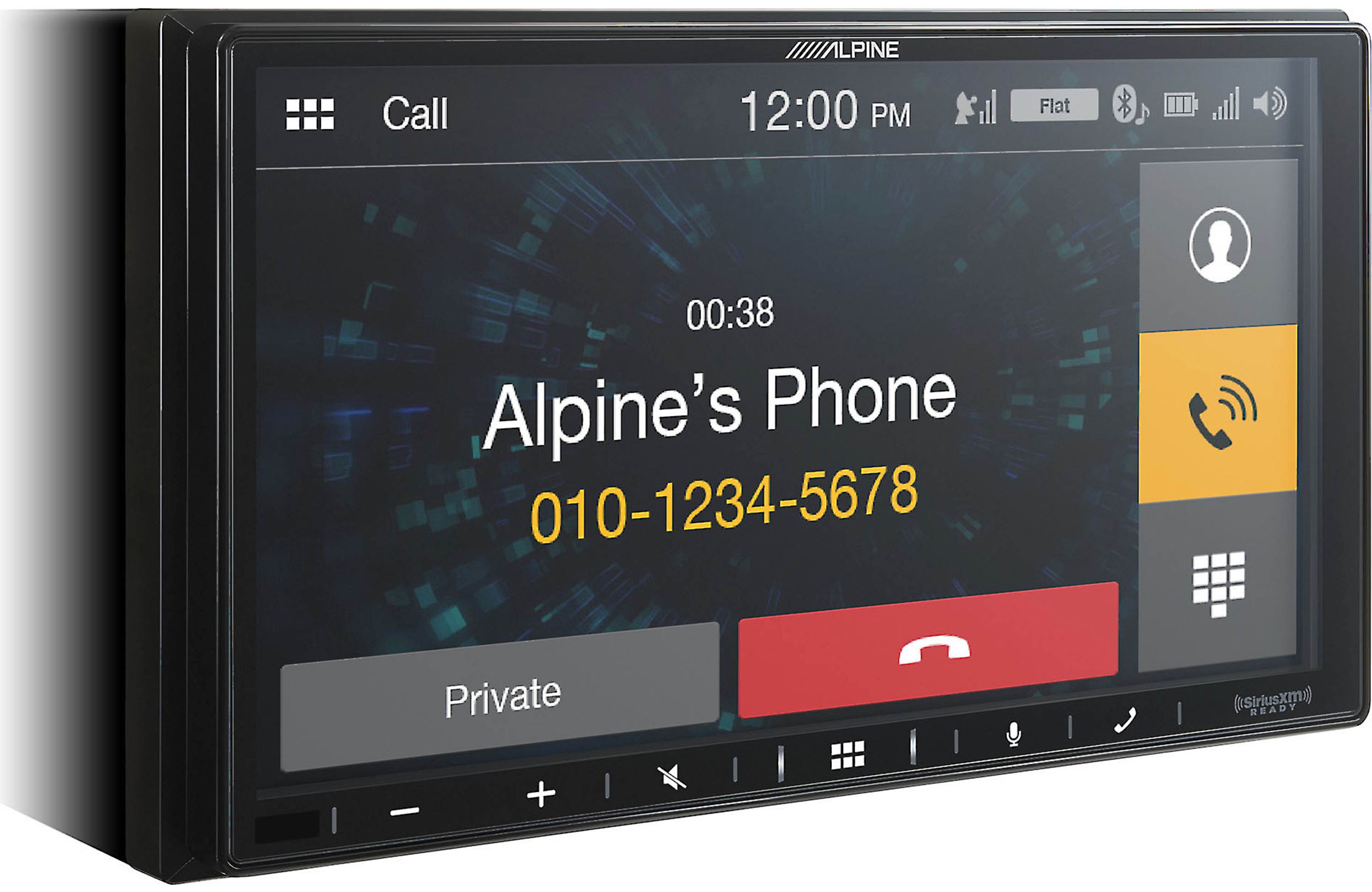 Alpine iLX-W670 with KTA-200M