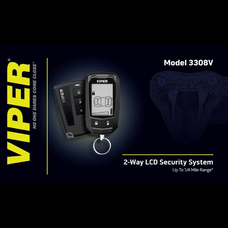 Viper 3308V | 2-way LCD Secuirty System Up to 1/4 mile range
