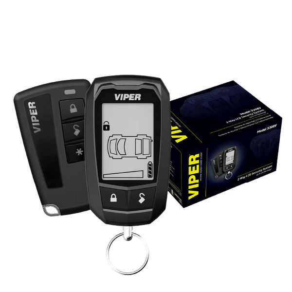 Viper 3308V | 2-way LCD Secuirty System Up to 1/4 mile range